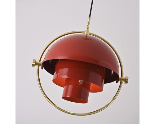 Подвесной светильник Louis Weisdorff Gubi Multi-lite Pendant Red ImperiumLoft