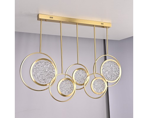 Дизайнерская люстра на штанге ЛУНА lighting collection L100 ImperiumLoft