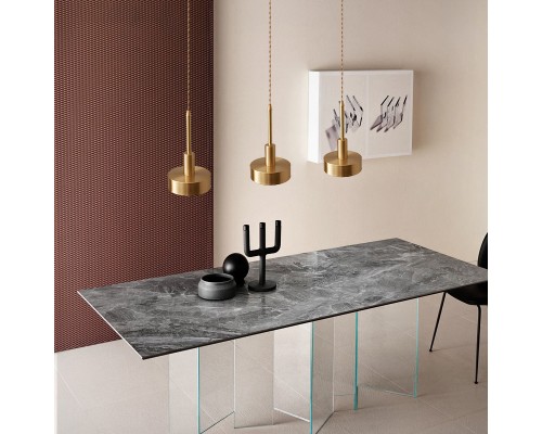 Подвесной светильник TENN ONE brass ImperiumLoft