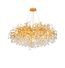Подвесная люстра Droplet Chandelier circle D80 ImperiumLoft