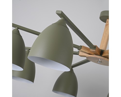 Потолочная люстра NOA 8 Olive