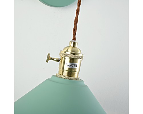 Бра с подвесным плафоном BRAID WALL Green