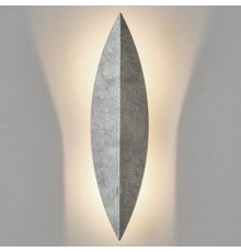 Art Deco Leaf Wall Lamp Silver ImperiumLoft