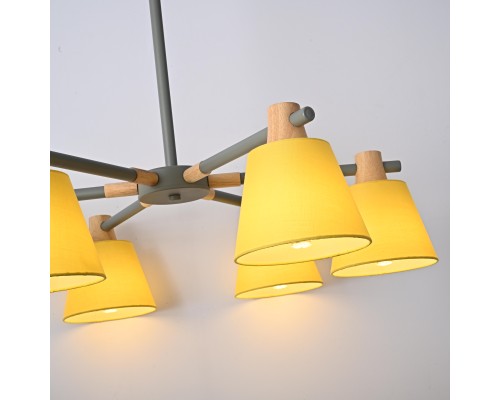 Люстра на штанге NATURA A YELLOW 6