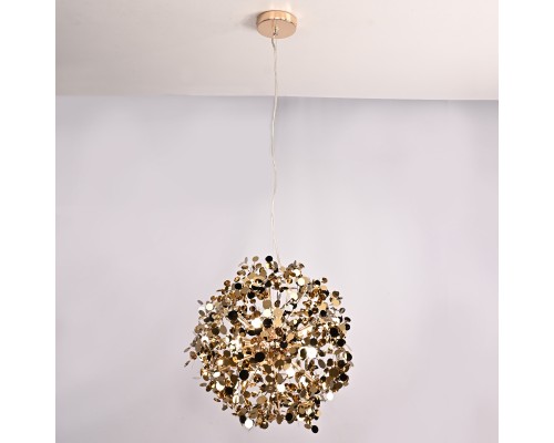 Подвесной светильник Tezani Argent Suspension Pendant lamp 85 gold D50