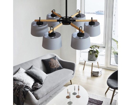 Потолочная люстра EVEN 3 Gray