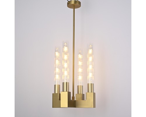 Люстра на штанге CANELLE Pendant lamp 4 Modern Brass