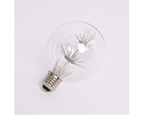 Лампа прозрачная с елочкой LED Е27 1.5W