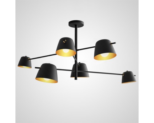 Люстра на штанге GODA Black ImperiumLoft