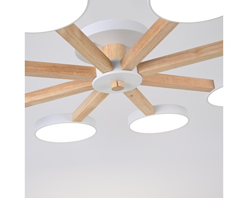 Потолочная люстра TURNA 8 White