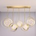Дизайнерская люстра на штанге ЛУНА lighting collection L100 ImperiumLoft