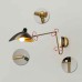 Настенный светильник HILDBORG L83 Black Matt ImperiumLoft