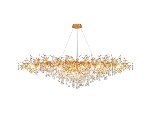 Подвесная люстра Droplet Chandelier oval L160 ImperiumLoft