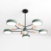 Люстра на штанге MEADE 6 lamps Green ImperiumLoft
