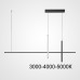 Подвесной светильник SQUIRREL L120 Black Трехцветный свет ImperiumLoft