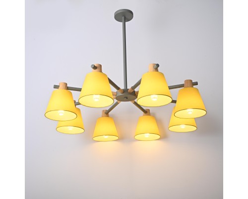 Люстра на штанге NATURA A YELLOW 8
