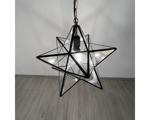 Люстра Black Star Clear Glass 40 см ImperiumLoft