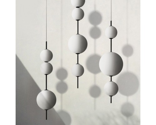 Подвесной светильник White beads Pendant D50 ImperiumLoft