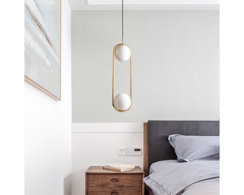 Подвесной светильник HOOP DUO Chrome ImperiumLoft