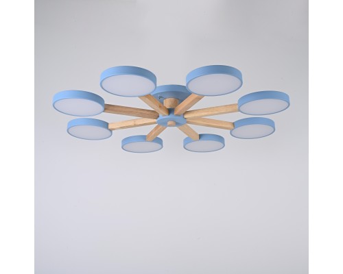 Потолочная люстра TURNA 8 Blue