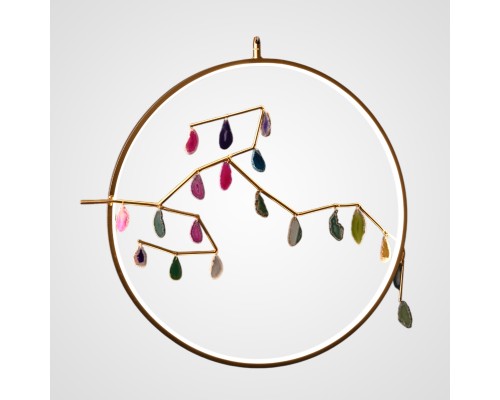 Подвесной светильник AGATE 10 multicolour D60 ImperiumLoft