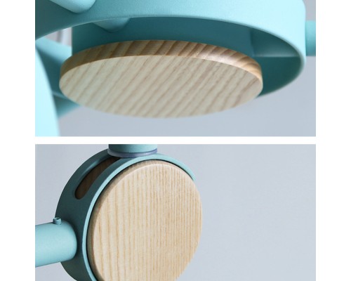 Люстра на штанге ROLLA 6 Gray