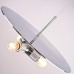 Люстра RH Utilitaire Disk Triple Pendant Silver ImperiumLoft
