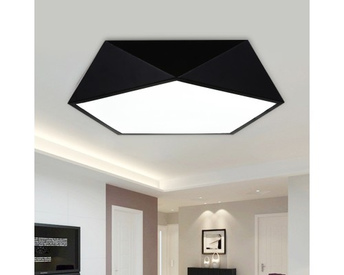 Потолочный светодиодный светильник GEOMETRIC Black D40