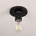 Потолочный светильник RH Utilitaire Socket Flushmount Black ImperiumLoft