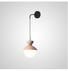 Настенный светильник POMPON WALL Grey Pink ImperiumLoft