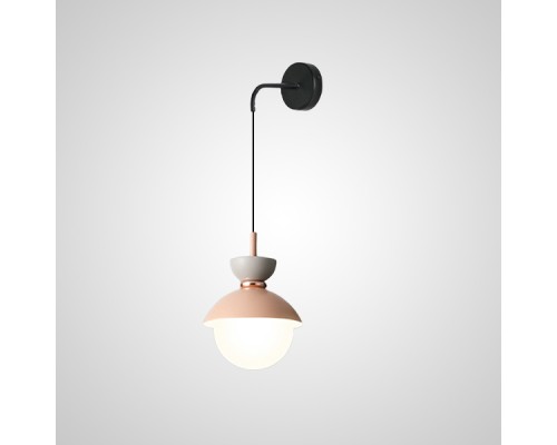 Настенный светильник POMPON WALL Grey Pink ImperiumLoft