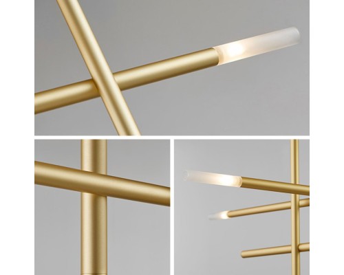 Люстра на штанге TRAVERSE H105 Gold ImperiumLoft