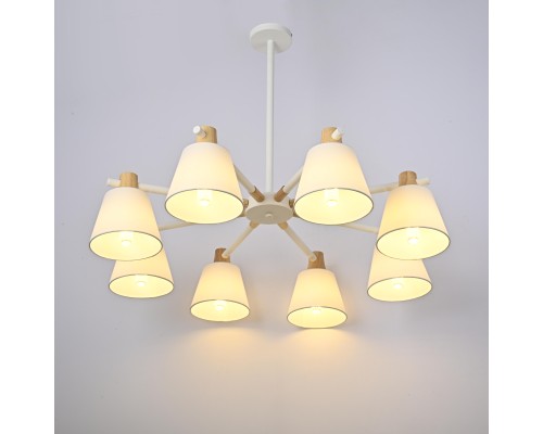 Люстра на штанге NATURA A WHITE 8