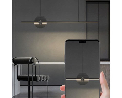 Реечный, рядный светильник ZVI L100 Black ImperiumLoft