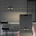 Реечный, рядный светильник ZVI L100 Black ImperiumLoft