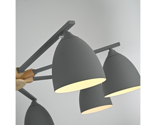 Потолочная люстра NOA 8 Gray