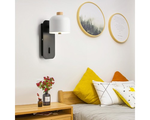 Настенный светильник STILLE Бело-Черный