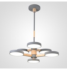 Люстра на штанге TURNA DBL L6 Gray ImperiumLoft