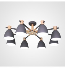 Потолочная люстра FOLKE 8 Gray ImperiumLoft