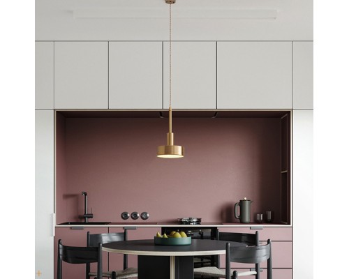 Подвесной светильник TENN ONE brass ImperiumLoft