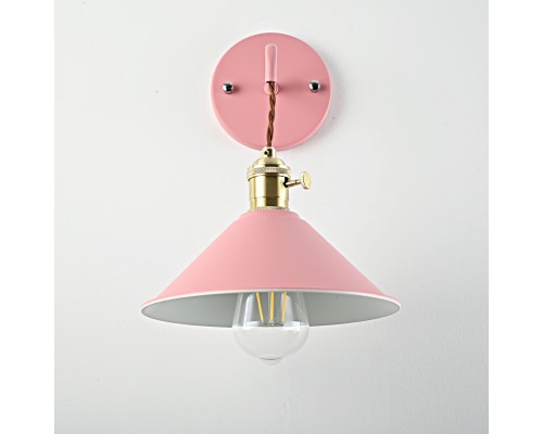 Бра с подвесным плафоном BRAID WALL Pink