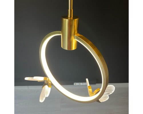 Подвесной светильник BABETTA RING 2 brass 4000К