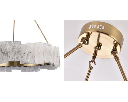 Подвесная люстра Frost Patterns & Brass D60 ImperiumLoft