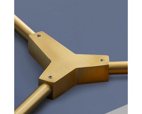 Люстра на штанге Адель Branching Bubble Chandelier L11 Black Amber ImperiumLoft