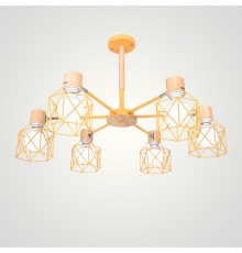Потолочная люстра CORF B3 Yellow 6 lamps ImperiumLoft