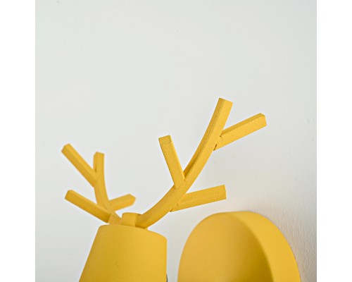 Бра с рожками DEER A Yellow
