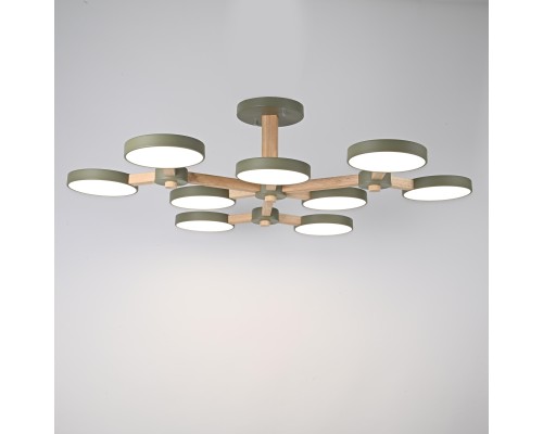 Потолочная люстра TURNA Хаки ImperiumLoft