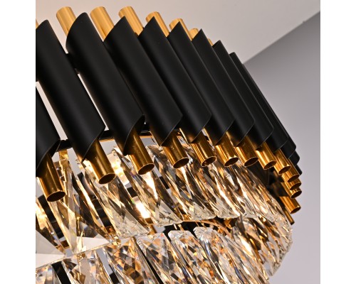 Подвесная люстра Empire Black Chandelier Crystal D 70 ImperiumLoft