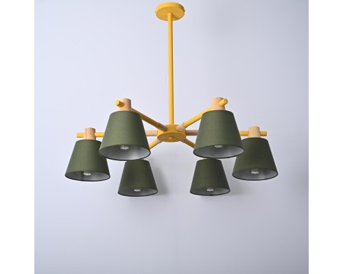 Люстра на штанге NATURA A GREEN 6