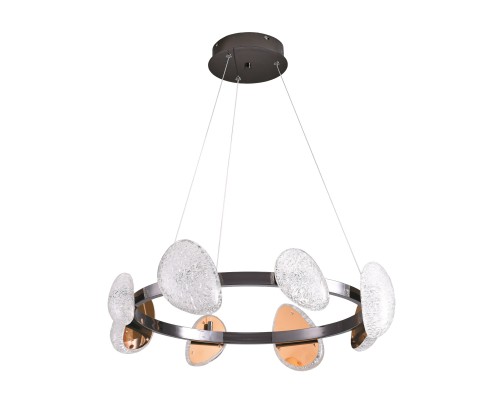 07693-8A,29 Люстра димм. Юнни черный жемчуг